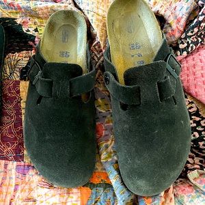 Birkenstock Boston black suede - size 40